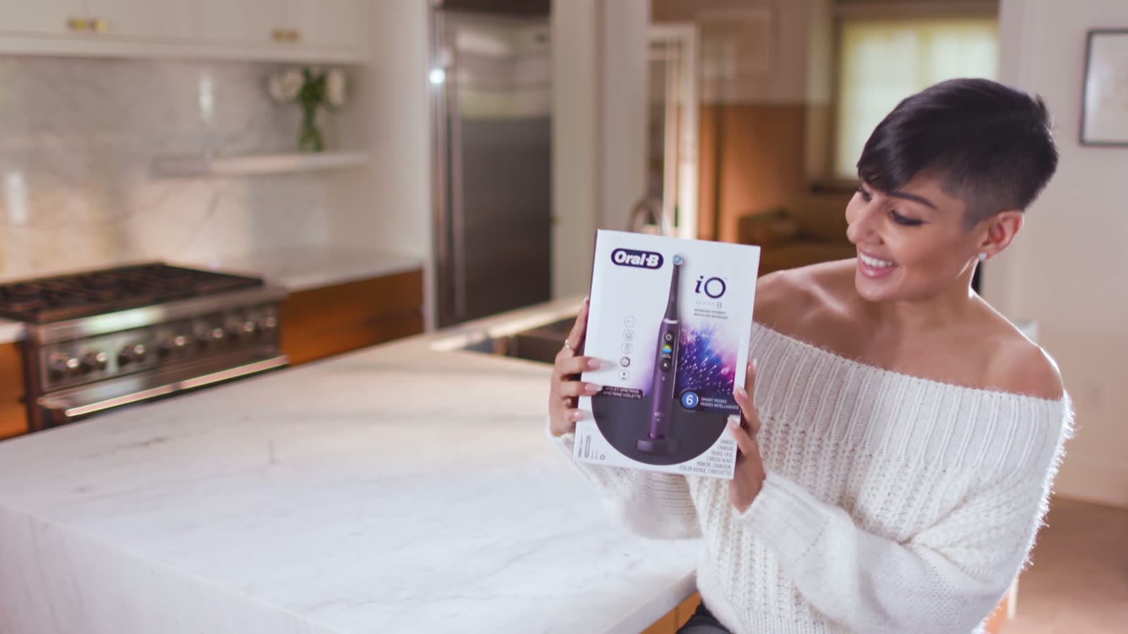 [CONFIRM] Frame grab from the Oral-B iO promo film.