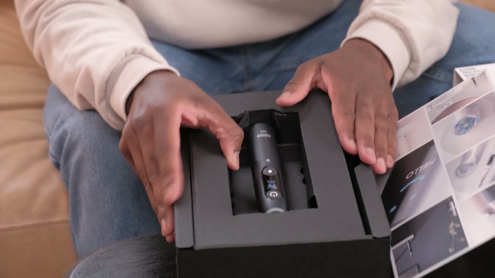 [CONFIRM] Frame grab from the Oral-B iO promo film.