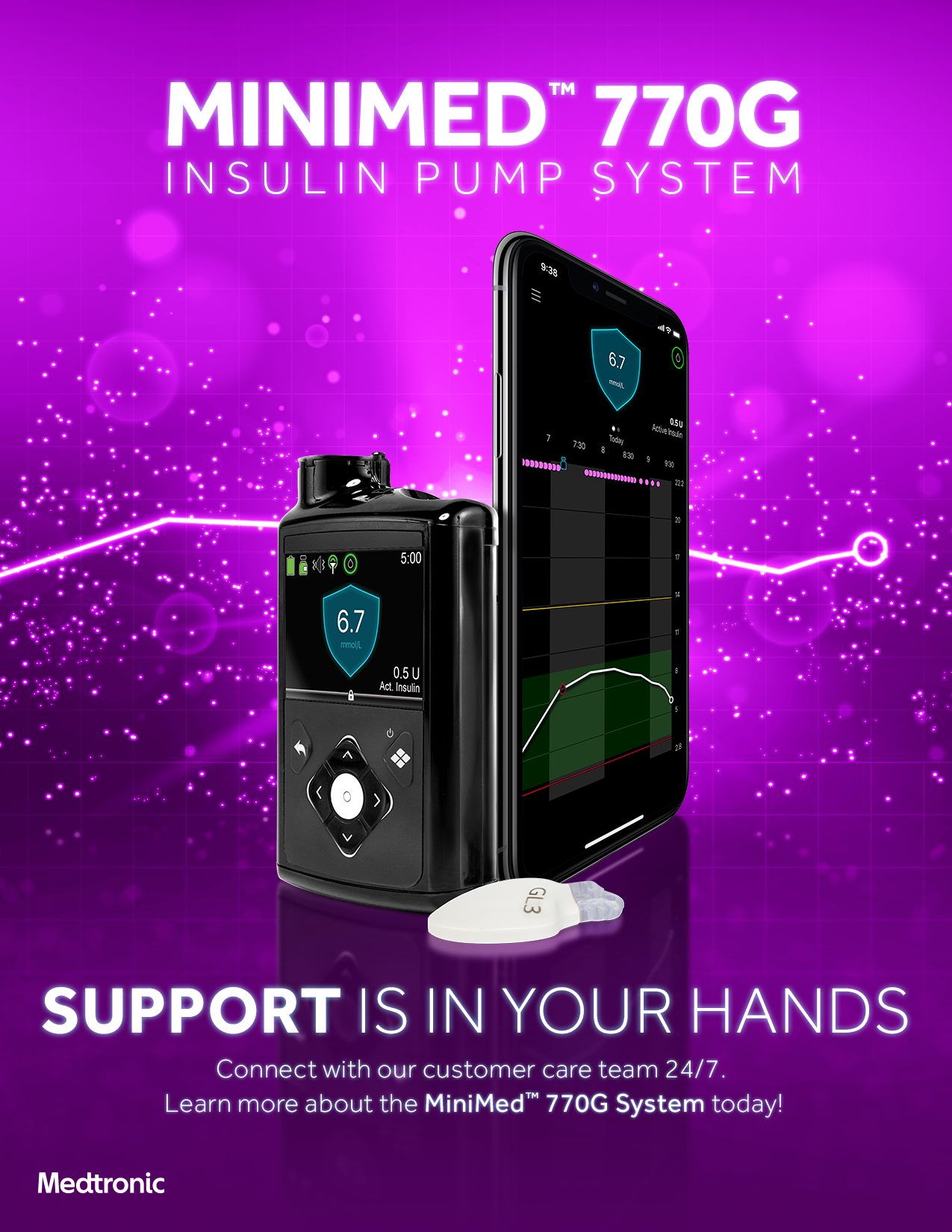 [CONFIRM] MiniMed 770G insulin pump advertising.