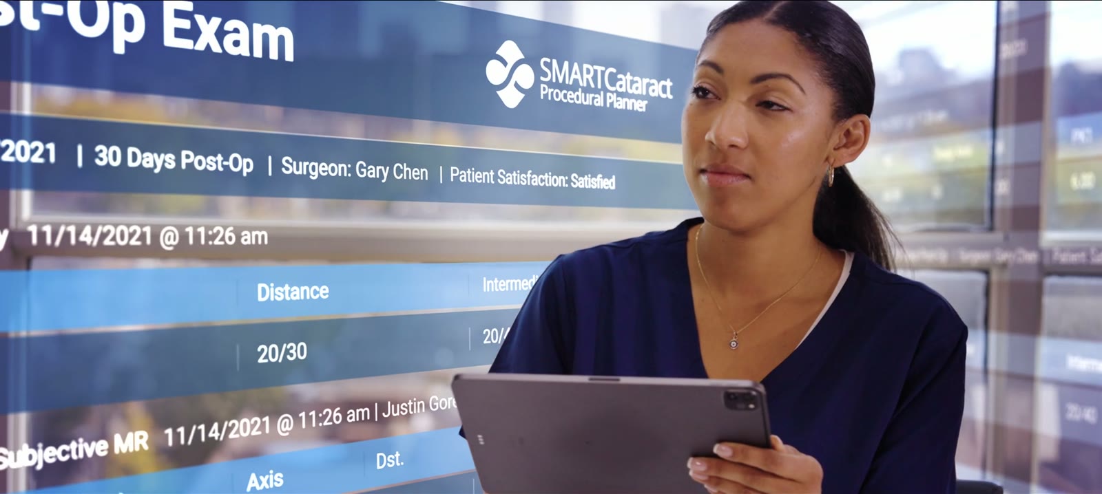 [CONFIRM] Frame grab from the Alcon digital health film.