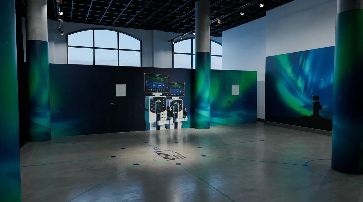 Booth graphics for AAO 2024.: frame grab